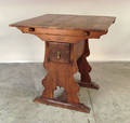 William and Mary style walnut tavern table