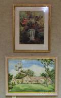 Two Framed Watercolor on Paperboard Works