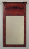 Federal mahogany wall mirror ca 1815