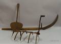 Two 19th Century Iron Whaling Implements and a Wrought Iron Shore Fishing Rack
