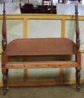 Late Federal Mahogany Tall Post Bed