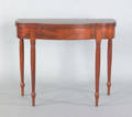 Philadelphia Sheraton mahogany card table ca 1810