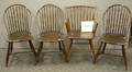 Set of Five Windsor Bowback Side Chairs and a Windsor Rodback Armchair