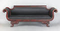 American Federal carved mahogany sofa ca 1825