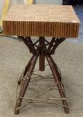 Adirondackstyle Rustic Twig Occasional Table