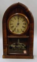 Rosewood Veneered Beehive Clock