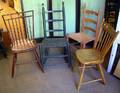 Four Assorted 19th Century Wooden Chairs