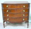 Classical Mahogany Bowfront Bureau