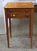 Federal Mahogany TwoDrawer Stand
