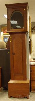 Cherry Tall Clock by Silas Hoadley