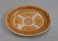 Chinese Export Porcelain Orange Fitzhugh Pattern Oval Serving Dish