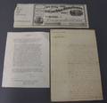 Juan Castro Texas Letter and Two Rio Vista Stock Gold Mining Certificates