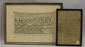 Framed 19th Century Needlework Sampler and StoddardDavis Family Record