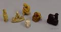 Six Netsuke and Other Asian Carvings