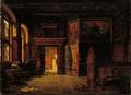 Heinrich Anton Heger Danish 18321888 Baroque Interior Scene