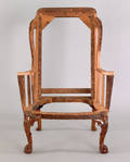 George II mahogany easy chair ca 1760