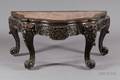 Rosewood Demilune Table