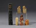 Six Chinese Soapstone Seals