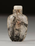 Rutilated Quartz Snuff Bottle