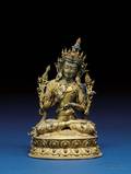 Giltbronze Image of the Buddha of the Future Manjushri