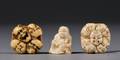 Three Ivory Netsuke
