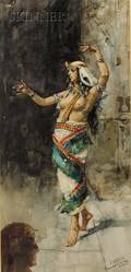 Vicente March y Marco Spanish 18591914 The Harem Dancer