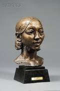 Sir Jacob Epstein BritishAmerican 18801959 Portrait Bust of Rita Romilly