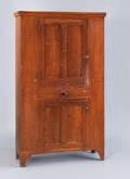 Pennsylvania painted kitchen cupboard 19th c