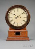 Rosewood Shelf Clock by the Atkins Clock Company