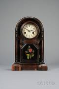 Miniature Italian Rosewood Shelf Clock by Welch Spring  Company
