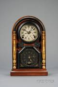 Italian No 2 Rosewood Calendar Clock by Welch Spring  Company