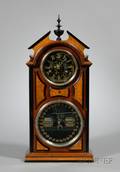 No 8 Shelf Library Clock by Ithaca Calendar Clock Company