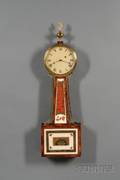Mahogany Patent Timepiece or Banjo Clock by E Howard Clock Company