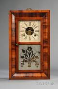 Mahogany Miniature Ogee Clock by Chauncey Boardman