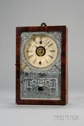 Mahogany Cottage Clock by the New England Clock Company