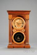 Mahogany Doric Variation Shelf Clock by E Ingraham and Company
