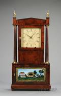 Mahogany Shelf Clock by Olmstead  Barnes