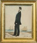 AngloAmerican School 19th Century Portrait of a Sea Captain
