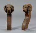 Pair of Dogs Head Furniture Legs