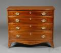 Federal Inlaid Bowfront Chest of Drawers