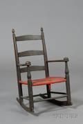 Shaker Childs Production Rocking Armchair 0