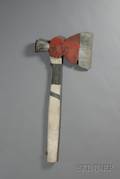 Carved and Painted Wooden Axe Hardware Store Trade Sign