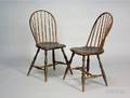 Pair of Bowback Windsor Side Chairs