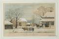 Currier  Ives publishers American 18571907 HOME TO THANKSGIVING