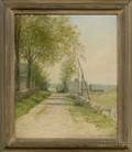 Attributed to Charles Drew Cahoon Massachusetts 18611951 A Cape Cod Village Lane