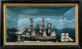 Painted Diorama of the Ship City of Boston