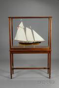 Cased Ship Model of 1851 Americas Cup Yacht America
