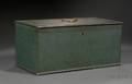 Bluegreen Painted Pine Box