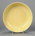 Pale Yellow Saucer Dish