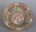 Chinese export rose medallion bowl 19th c